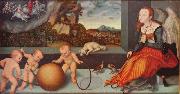 Lucas Cranach Melancholie oil painting artist